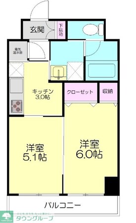 ザ ウエスト スクエアの物件間取画像